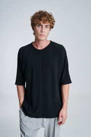 P/COC Knitted T-Shirt Front Stitching A/W