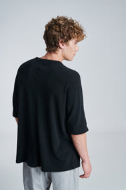 P/COC Knitted T-Shirt Front Stitching A/W