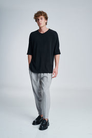 P/COC Knitted T-Shirt Front Stitching A/W