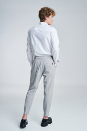 P/COC Silver Pants with Pleats A/W