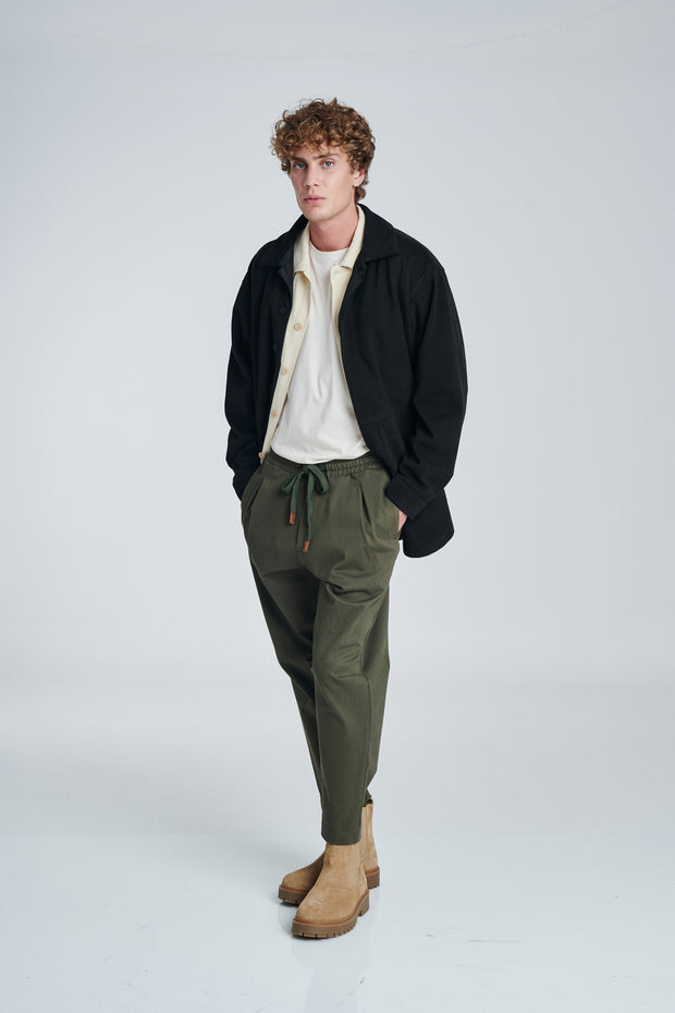 P/COC Khaki Pants Elastic Waist A/W