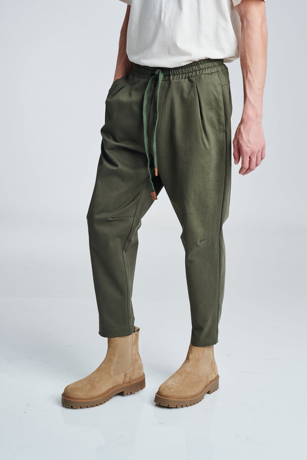 P/COC Khaki Pants Elastic Waist A/W