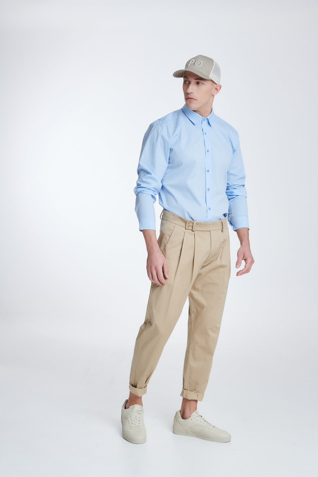 P/COC Button Waist Pants Beige SS23