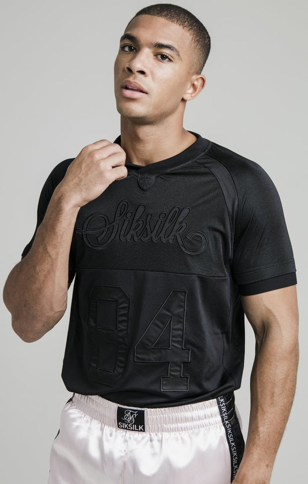 SikSilk Stretch Sports Tee - Black