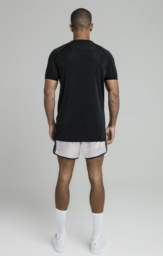 SikSilk Stretch Sports Tee - Black