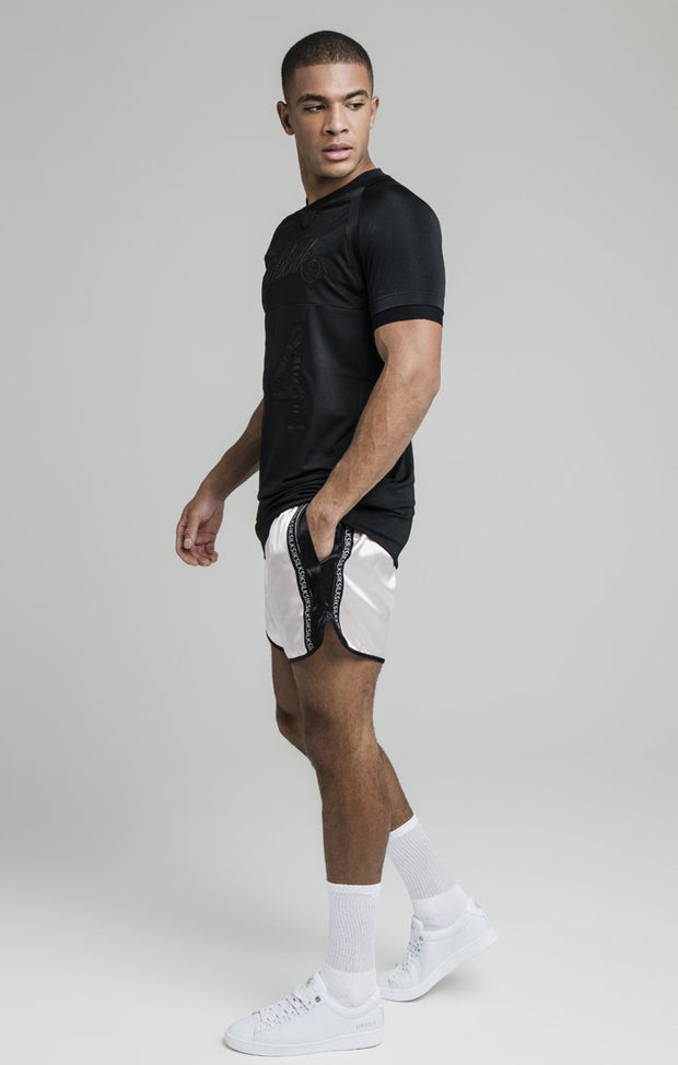 SikSilk Stretch Sports Tee - Black