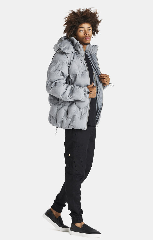 Messi X SikSilk Debossed Jacket - Grey