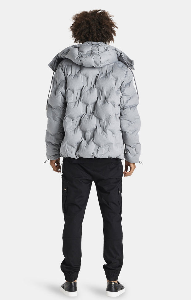 Messi X SikSilk Debossed Jacket - Grey
