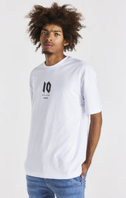 Messi X SikSilk Oversized Logo Tee - White