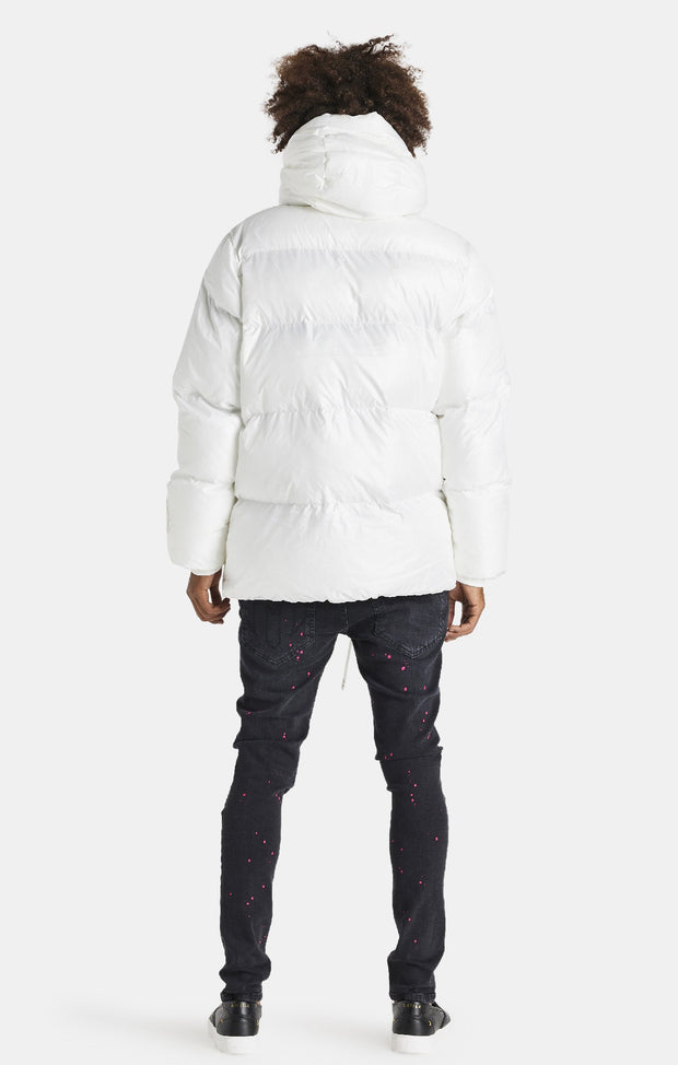 Messi X SikSilk Puffer Jacket - White