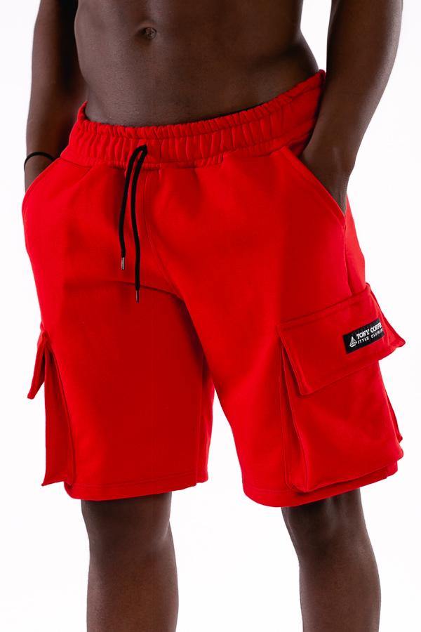 Tony Couper Shorts Red Pocket&