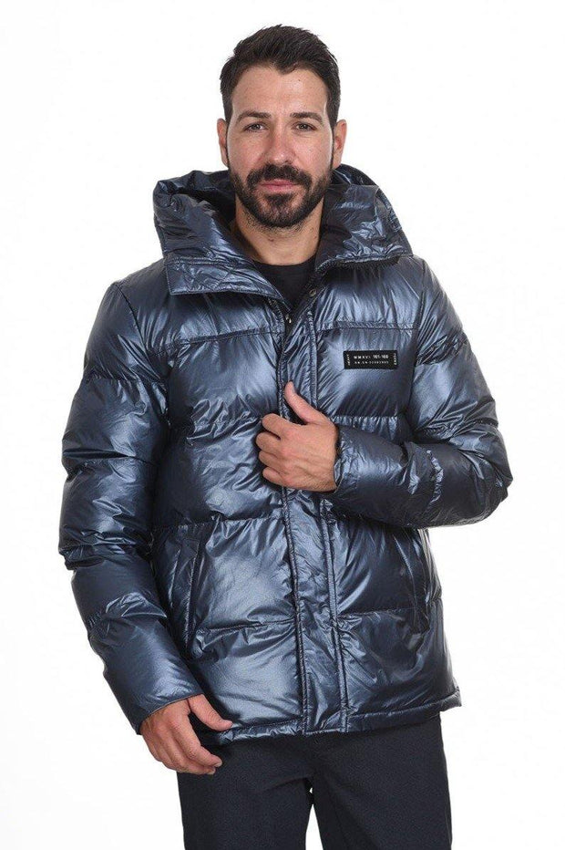 Splendid Puffer Shiny Jacket Navy - Mybrands Store