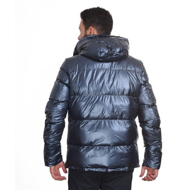 Splendid Puffer Shiny Jacket Navy - Mybrands Store