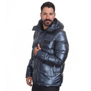Splendid Puffer Shiny Jacket Navy - Mybrands Store