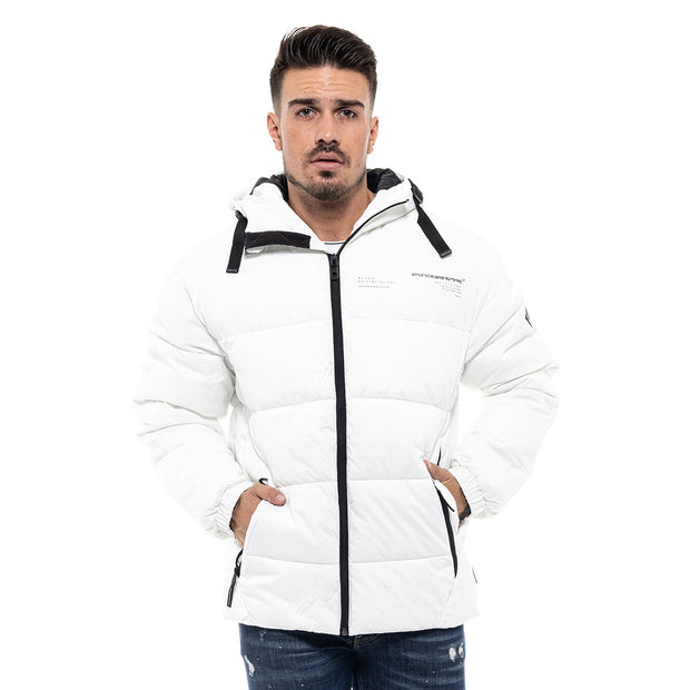 Splendid Short Puffer Jacket White