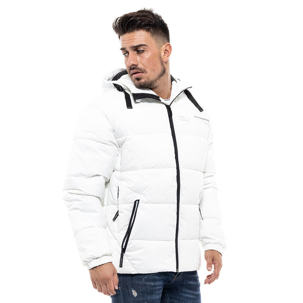 Splendid Short Puffer Jacket White