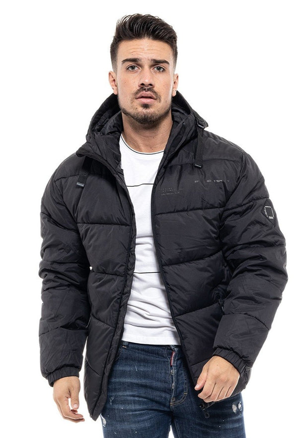 Splendid Short Puffer Jacket Black