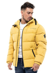 Splendid Short Puffer Jacket Yellow