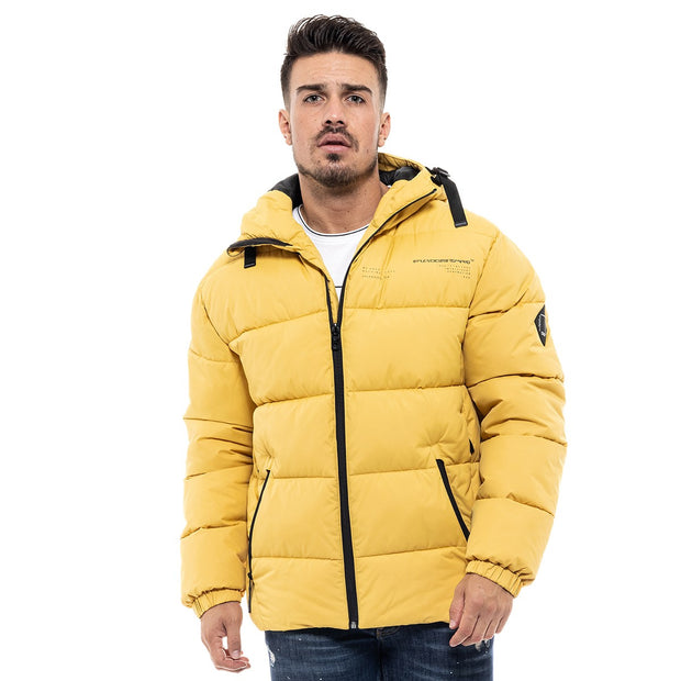 Splendid Short Puffer Jacket Yellow