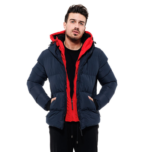 Splendid Puffer Jacket Navy