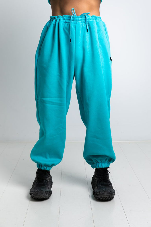 Genderfluid Turquoise Oversized Joggers A/W