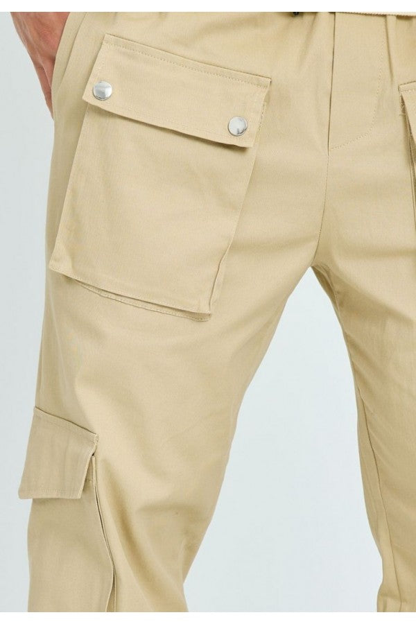 Frilivin Beige Pants Buttons A/W