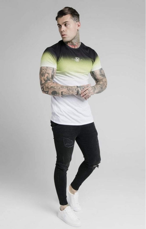 SikSilk High Fade Tee- Tri Neon-T-Shirts-Mybrands Store