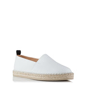 Northway Leather Espadrilles White