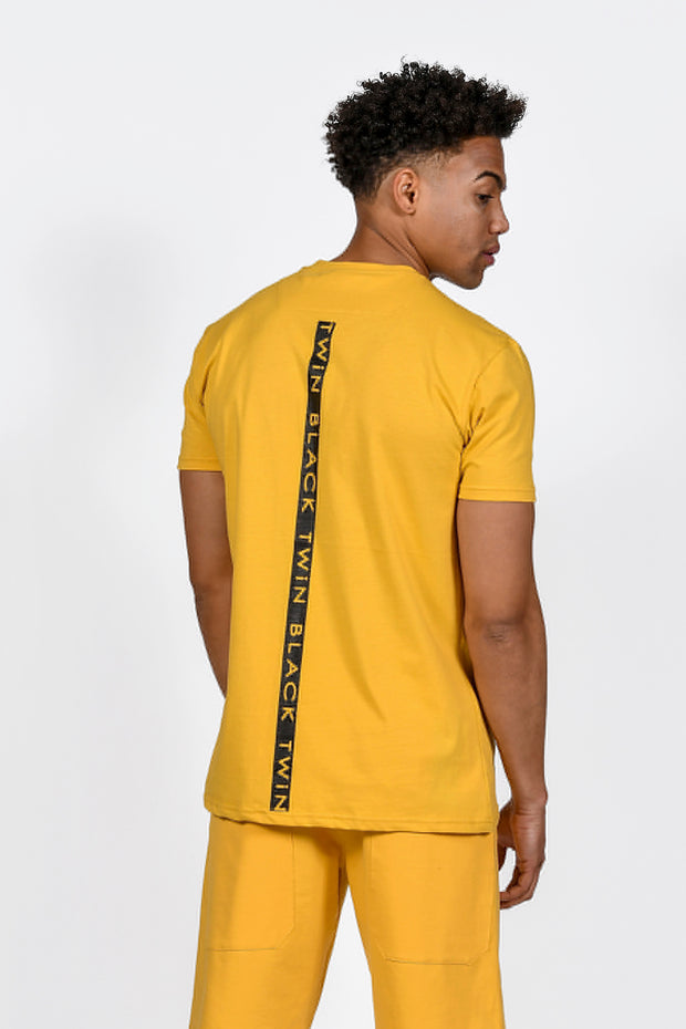 Twin Black T-Shirt Mustard