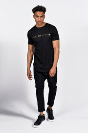 Twin Black T-Shirt Black Gold