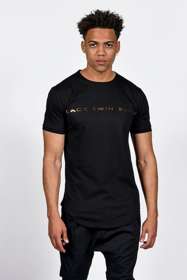 Twin Black T-Shirt Black Gold