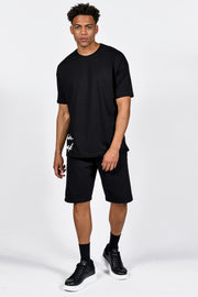 Twin Black Oversize T-Shirt Black