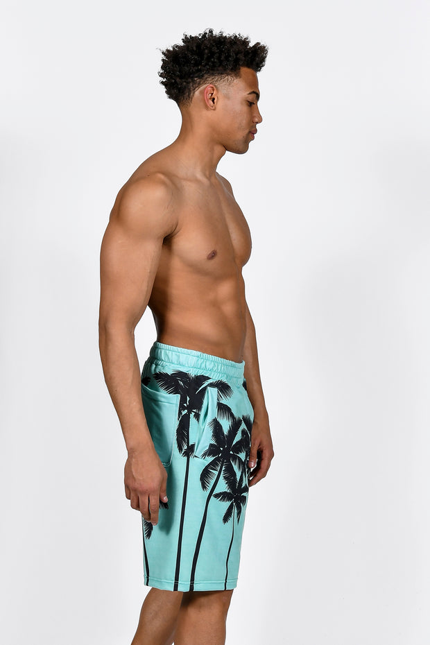 Twin Black Mint Tropic Shorts