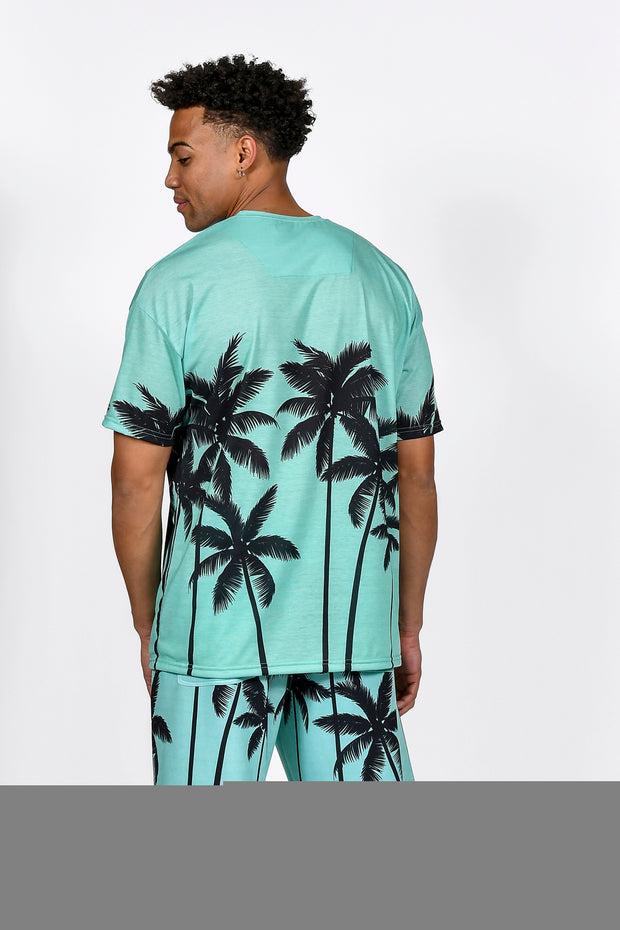 Twin Black T-Shirt Mint Tropic