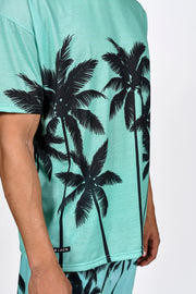 Twin Black T-Shirt Mint Tropic